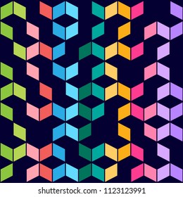 Abstract Geometric Pattern, Minimalist Design, seamless pattern vector background, Vector Illustration