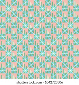 Abstract geometric pattern. Geometric and modern pattern for brand who has edgy style. The art vector graphic with playful style. Mix of square and triangle elements give a contrast and cheerful mood.