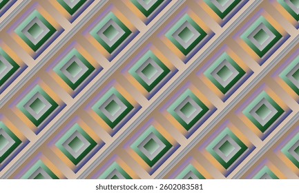 Abstract geometric pattern with modern building facade design