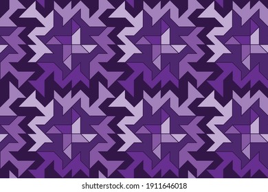 Abstract geometric pattern with modern design and cool colors. The seamless pattern can be used for decorations, backgrounds, textiles, ceramics, wallpapers, web banners, posters
