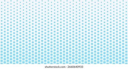 Abstract geometric Pattern. Modern halftone blue background on white.