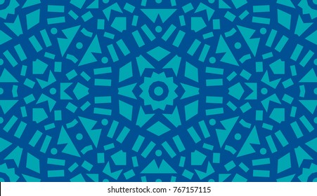Abstract Geometric Pattern. Modern Shape. Endless Vector.