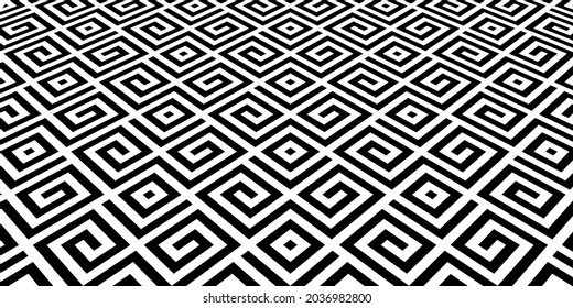 Abstract geometric pattern. Modern vector background. White and black ornament. Graphic modern pattern. Simple lattice graphic design