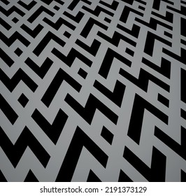 Abstract geometric pattern. Modern vector background. Black and gray ornament. Graphic modern pattern. Simple lattice graphic design