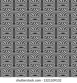 Abstract geometric pattern. monochrome geometric. modern design ethnic. hipster fashion style. vector illustration. graphic modern pattern. stylish texture
