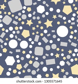 Abstract geometric pattern. Multicolor Figures. Texture for print and Banner. Flat style