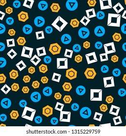 Abstract geometric pattern. Multicolor Figures. Texture for print and Banner