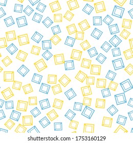 Patrón geométrico abstracto. Cifras multicolores. Textura para impresión y pancarta. Estilo plano