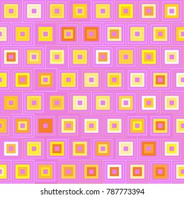 Abstract Geometric Pattern with Multicolored Squares. Colorful Background for Tile, Fabric, Packaging Paper, Tablecloth, Banner, Textile. Surface Textures. Abstract Geometric Pattern in Greek Style.