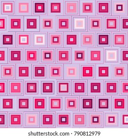 Abstract Geometric Pattern with Multicolored Squares. Colorful Background for Tile, Fabric, Packaging Paper, Tablecloth, Banner, Textile. Surface Textures. Abstract Geometric Pattern in Greek Style.