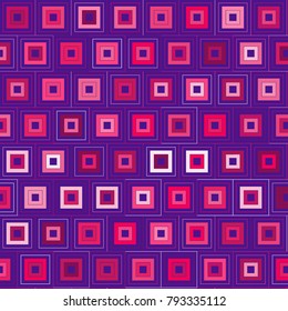 Abstract Geometric Pattern with Multicolored Squares. Colorful Background for Tile, Fabric, Packaging Paper, Tablecloth, Banner, Textile. Surface Textures. Abstract Geometric Pattern in Greek Style.
