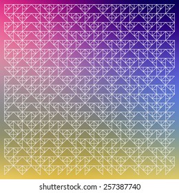 Abstract geometric pattern on a blurred background. Web and mobile interface template