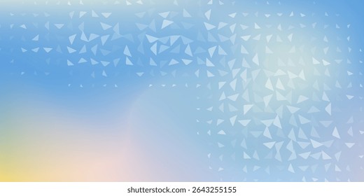 Abstract Geometric Pattern on a Gradient Blue Background