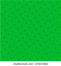 Abstract geometric pattern on green background