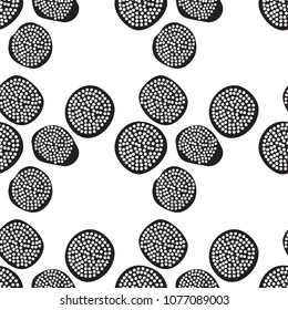 Abstract geometric pattern on white background abstract circles. Flat geometric pattern. Abstract textures. Modern stylish texture. Repeating background with circles. - stock vector