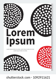 Abstract geometric pattern on white background abstract circles. Flat geometric pattern. Abstract textures. Modern stylish texture. Repeating background with circles. - stock vector