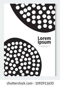 Abstract geometric pattern on white background abstract circles. Flat geometric pattern. Abstract textures. Modern stylish texture. Repeating background with circles. - stock vector