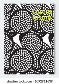 Abstract geometric pattern on white background abstract circles. Flat geometric pattern. Abstract textures. Modern stylish texture. Repeating background with circles. - stock vector