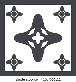 Abstract geometric pattern on white backgroundvector.