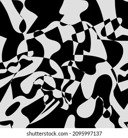 Abstract geometric pattern in one color. For prints, textiles, paper. 