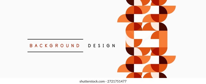Abstractas patrón geométrico. Los tonos naranjas dominan el diseño, creando una textura visual moderna. Las líneas simples definen los Elementos de fondo.