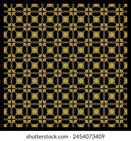Abstract geometric pattern with ornament color gold