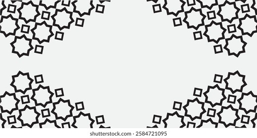 Abstract geometric pattern, ornament islamic background