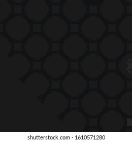 Abstract geometric pattern in ornamental style. Seamless texture. Desing Wallpaper,greeting card or gift.