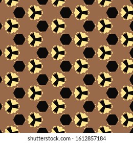 Abstract geometric pattern in ornamental style. Desing texture for gift or wallpaper.