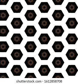 Abstract geometric pattern in ornamental style. Desing texture for gift or wallpaper.
