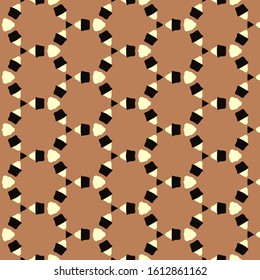 Abstract geometric pattern in ornamental style. Desing texture for gift or wallpaper.