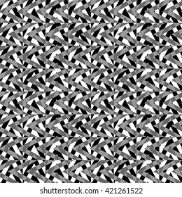 Abstract geometric pattern with overlapping shapes. Grayscale, monochrome pattern