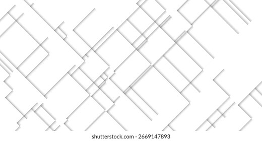 Abstract geometric pattern of overlapping squares and lines