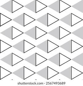 Abstract Geometric Pattern of Overlapping Triangles