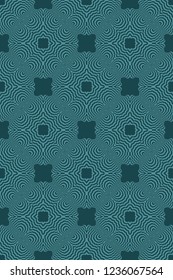 Abstract geometric pattern paper for scrapbook. Vector illustration.