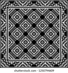 Abstract Geometric Pattern Paper For Scrapbook. Vector Illustration. Vector Illustration For Fashion Design And Background.