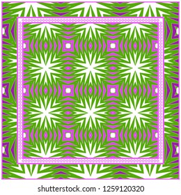 Abstract Geometric Pattern Paper For Scrapbook. Vector Illustration. Vector Illustration For Fashion Design And Background.