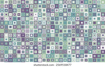 Abstract geometric pattern with pastel squares.  Perfect for website backgrounds, textiles, or modern design projects.  Subtle, yet visually engaging.  Ideal for presentations and branding.