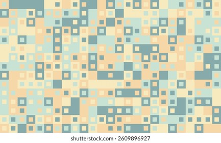 Abstract geometric pattern with pastel squares.  Perfect for website backgrounds, textile prints, or modern design projects.