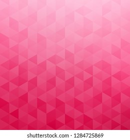 Abstract geometric pattern. Pink triangles background. Vector illustration eps 10