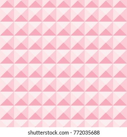 Abstract geometric pattern. Pink triangles background. Vector 