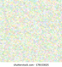 Abstract geometric pattern with place for your text. Patterned background, diamonds and triangles. Vector. 