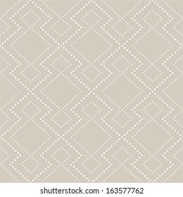 Abstract geometric pattern of the points. Gray and white texture. A seamless vector background.