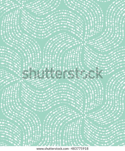 Abstract Geometric Pattern Points Lines Seamless Stock Vector (Royalty ...