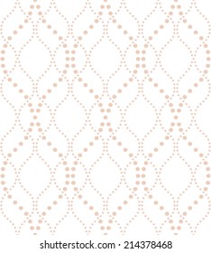 Abstract geometric pattern of the points. A seamless vector background.