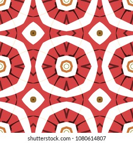 Abstract geometric pattern. Print, cloth design, wallpaper. Vector illustration.