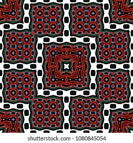 Abstract geometric pattern. Print, cloth design, wallpaper. Vector illustration.