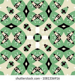 Abstract geometric pattern. Print, cloth design, wallpaper. Vector illustration.