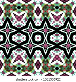 Abstract geometric pattern. Print, cloth design, wallpaper. Vector illustration.