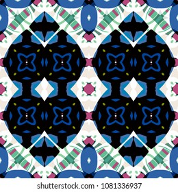 Abstract geometric pattern. Print, cloth design, wallpaper. Vector illustration.